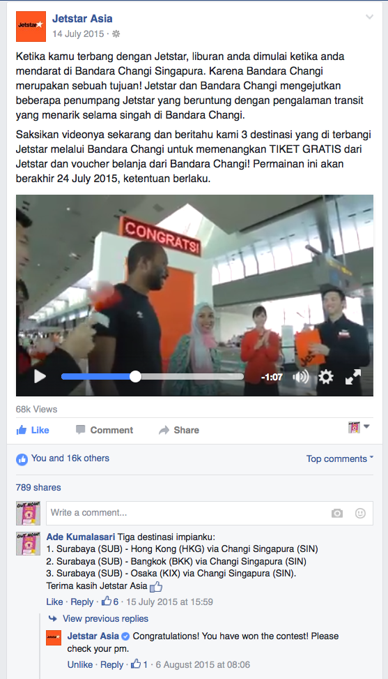 Balada Tiket Gratisan Jetstar